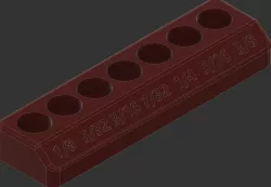 Parametric SAE and Metric socket racks