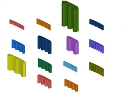 Parametric timing belt (spiral)