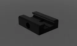 Picatinny Accessory Mount CAD Template