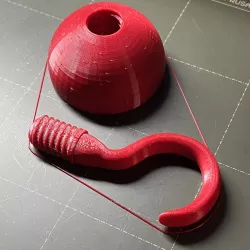 Pirate style wall hook