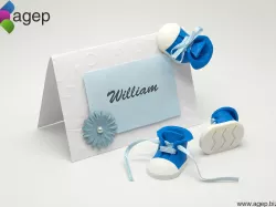Place Card Decoration - Baby Shoe