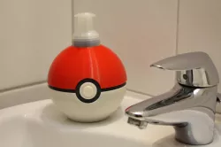 Pokeball Foaming Soap Dispenser