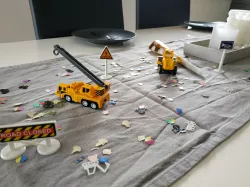 Printable confetti - Dump Truck
