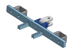 RC car bumper with hitch