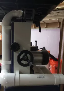 Rikon 14" Bandsaw Dust Collection Setup