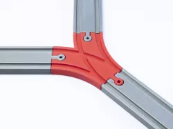 Short Curved Switching Track - P