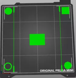 Simple Prusa Mini Bed Leveling and first layer test