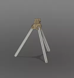Simple smartphone tripod gopro mount