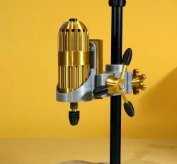 Small drilling and grinding machine with stand