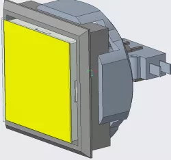 Square 60mm Arcade Button