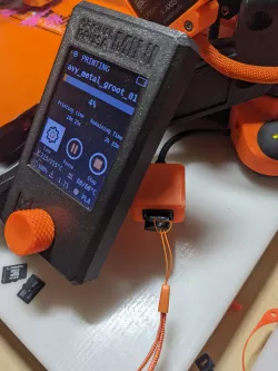 Squashball foot (bolt-on) with angled USB