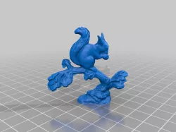Squirrel, GDR/DDR Figurine - 3D Scan