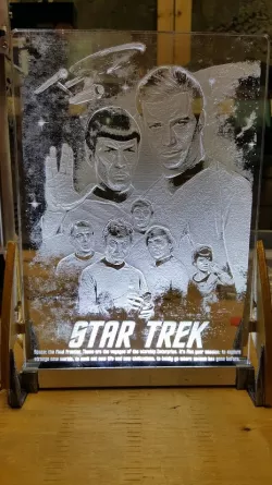 Startrek Tos acrylic led stand