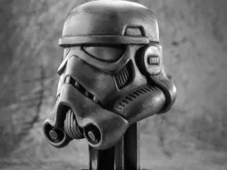 Stormtrooper Helmet on Piedestal (STL)