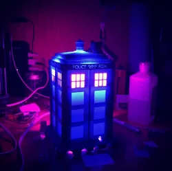 TARDIS Apple Time Capsule -> Bedside Lamp!