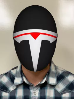 Teslas Killer Robot Mask