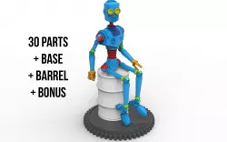 Toon Robot - Action figure and building toy