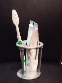 Toothbrush and Toothpaste Stand