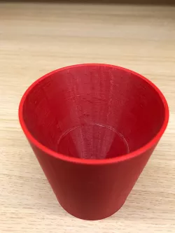 Vaso cónico (Conical cup)
