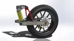 2000 Ducati M750 Monster complete rear suspension