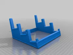 3 Layer Keyboard Display Stand - with pegs on the lowest edge