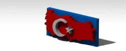 3D map of turkey