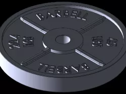 45lb weight plate