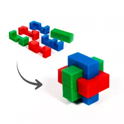 6 Teile Interlocking Puzzle