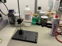 Adjustable Lab Stand with Clamp