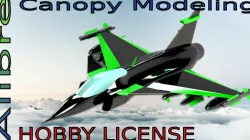Alibre Saab Gripen Canopy Video 2