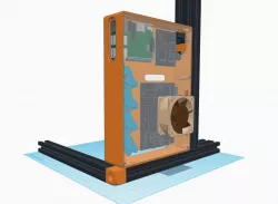 Anet A8 Plus Electronics Enclosure - SKR v1.3, Raspberry Pi, Mosfet, 4x Buck Converters