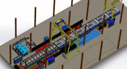 B I W Floor pan Assembly line