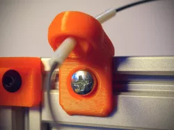 Ball Joint Filament Guide for 2040 Extrusion