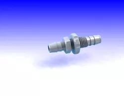 Barbed Bulkhead Fitting for 1/8 inch Tubing
