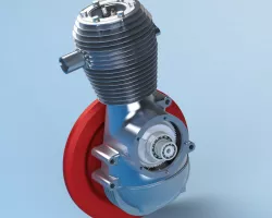 Barr & Stroud 350cc Sleeve Valve Engine