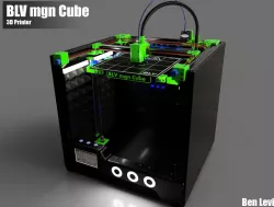 BLV mgn Cube 3d printer by Ben Levi