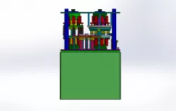 CAP SLITTING FOLDING MACHINE