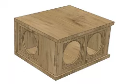 Casing for 4 speakers