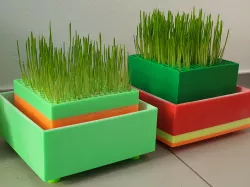 Cat Grass Planter