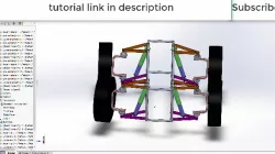 Chassis suspension design for sae baja competition in Solidworks