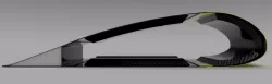 Composite material wing section
