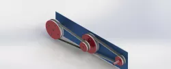Compound belt drive