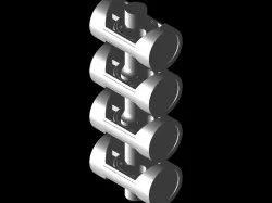 Conjoined piston engine
