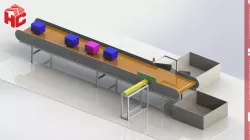 Conveyor sensor animation