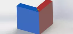 Corner drawer connections with rail