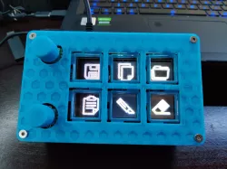 Custom case for the DIY streamdeck by SuperMakeSomething
