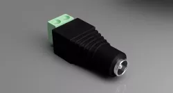 DC Barrel Jack Adapter--Female with Screw Terminals