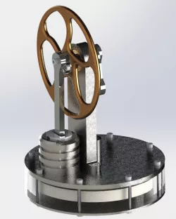 Delta Stirling Engine