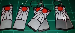 Demon Slayer Hanafuda Earrings (Charm)