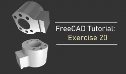Detail with Holes FreeCAD Tutorial